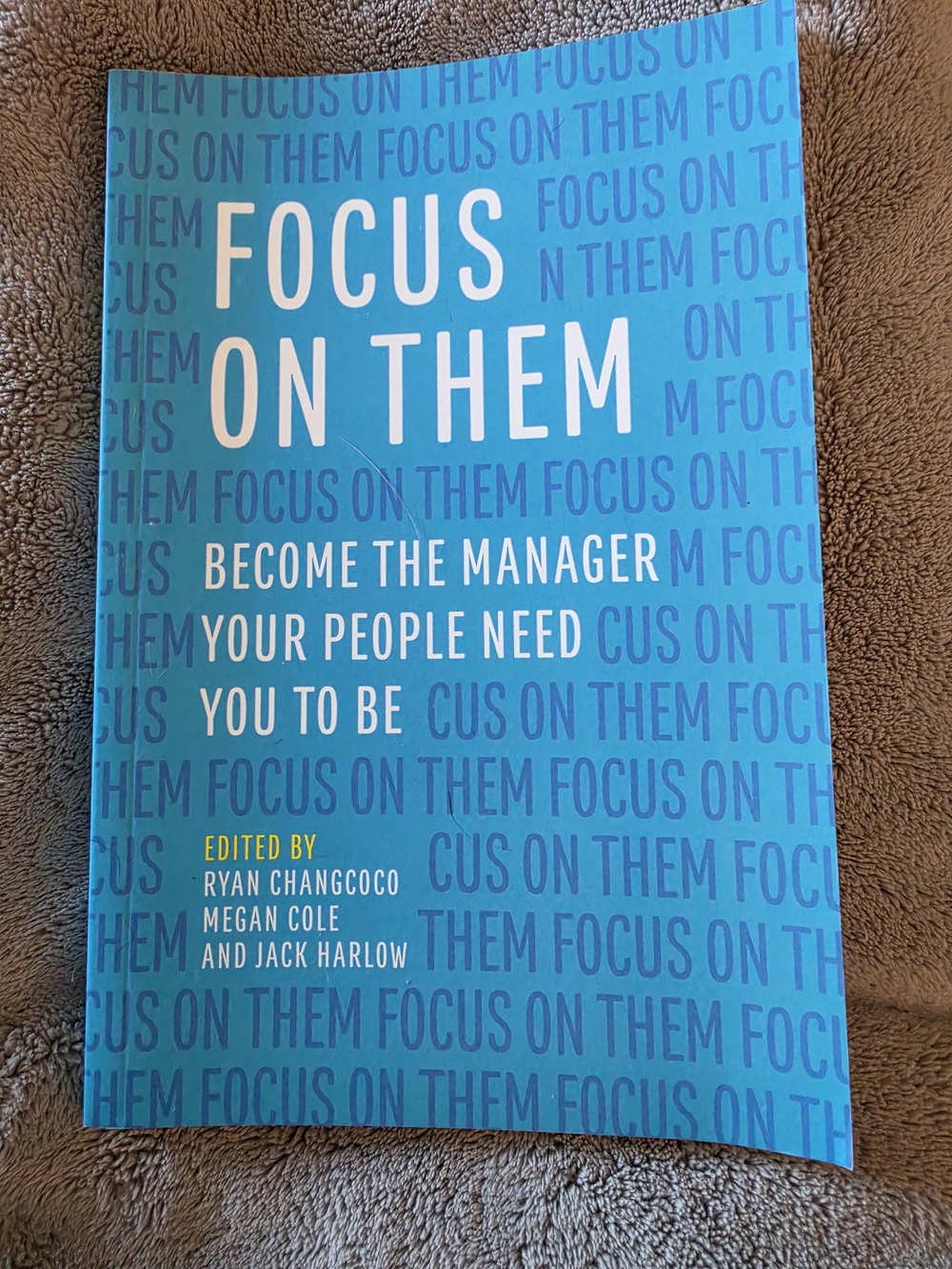 Management Book "Focus on Them: Become the Manager Your People Need You to Be"